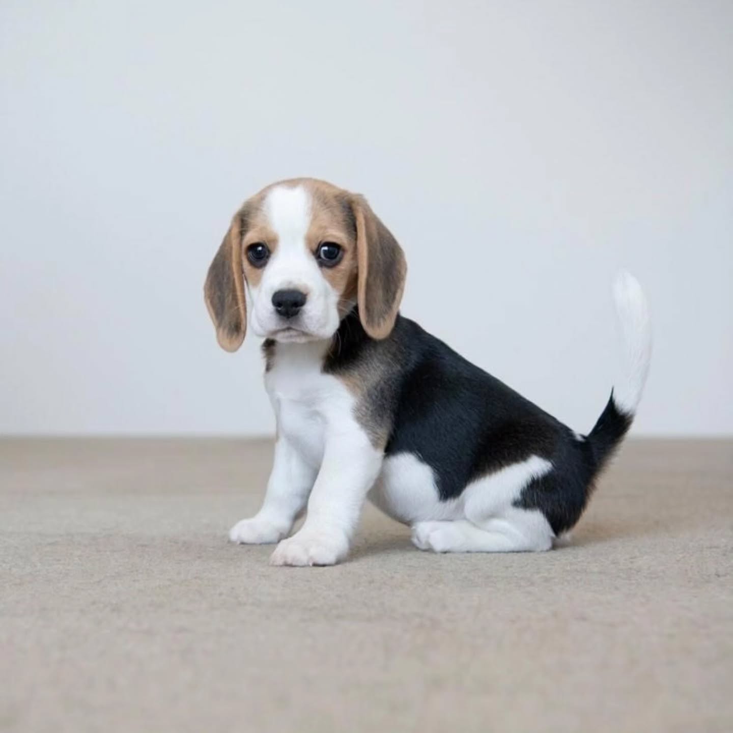 Theo Beagle puppy close-up